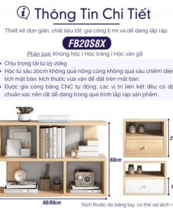 Thông tin chi tiết kệ sách để bàn FB20