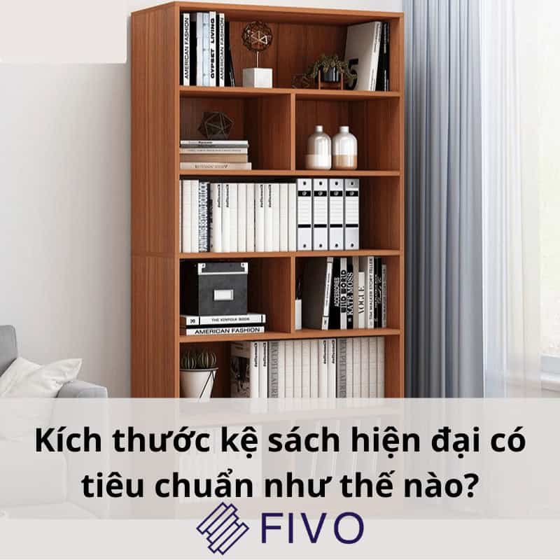 kích thước kệ sách