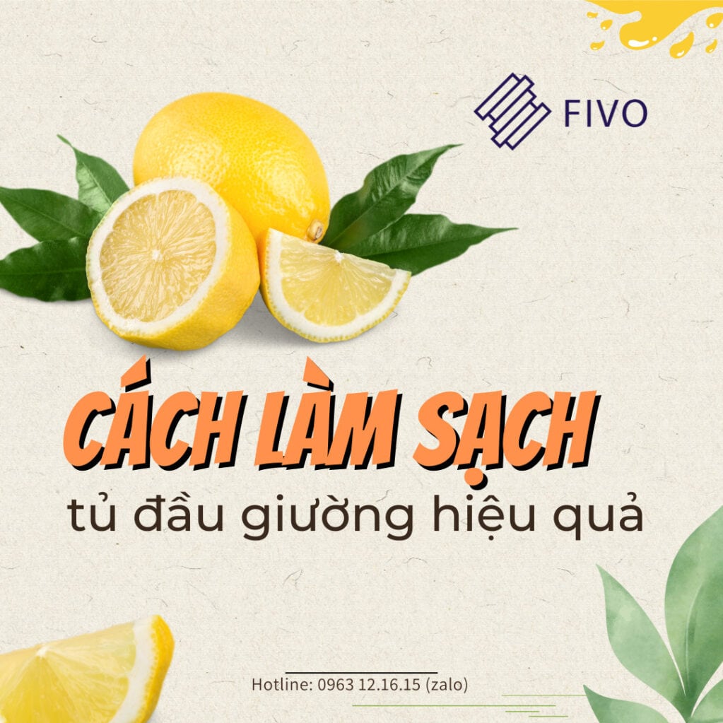 Cách làm sạch tủ đầu giường