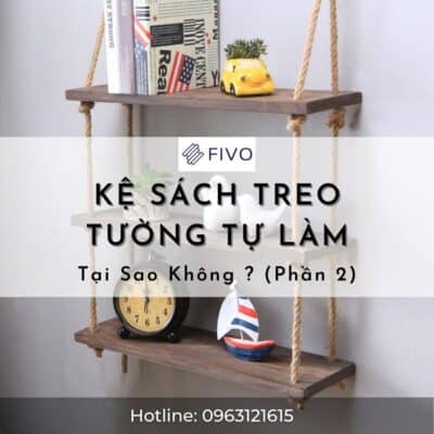 kệ sách treo tường mini