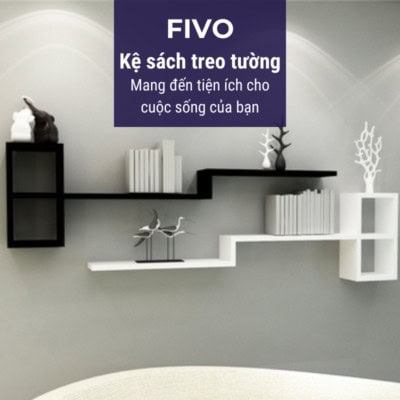 kệ sách treo tường