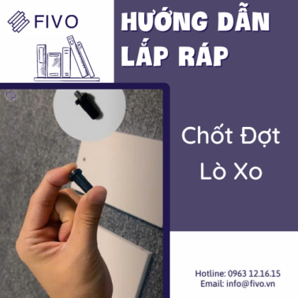 Chốt đợt lò xo có thiết kế hiện đại nhưng lắp ráp vô cùng đơn giản, mang lại sự thẩm mỹ cho sản phẩm nội thất của bạn. Ngoài ra, chốt