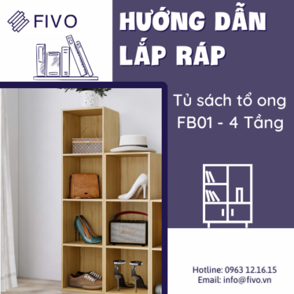 Tủ sách tổ ong thông minh với thiết kế vô cùng hiện đại và sang trọng, giúp tiết kiệm không gian trong căn phòng của bạn.