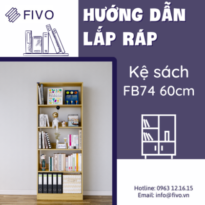 Khám phá cách lắp ráp kệ sách gỗ đẹp FIVO FB74 60cm chi tiết bằng hình ảnh và video. Thiết kế hiện đại, chắc chắn là lựa chọn hoàn hảo cho mọi căn phòng!