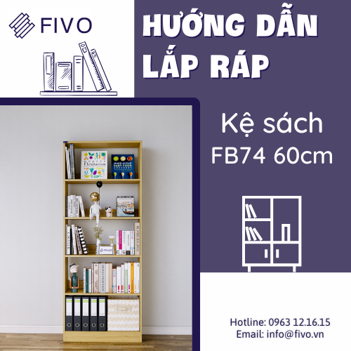 Khám phá cách lắp ráp kệ sách gỗ đẹp FIVO FB74 60cm chi tiết bằng hình ảnh và video. Thiết kế hiện đại, chắc chắn là lựa chọn hoàn hảo cho mọi căn phòng!